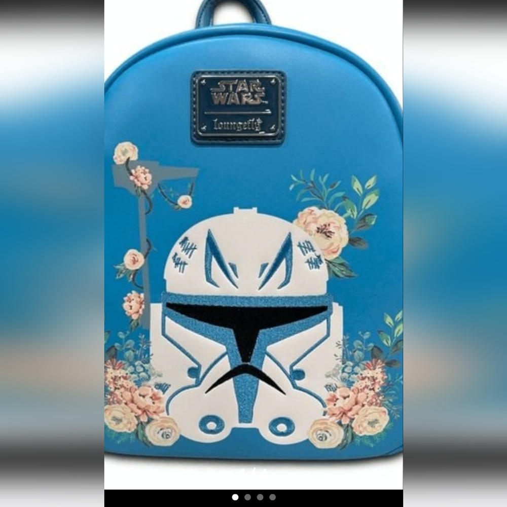 Loungefly Starwars Rex Floral Mini Backpack